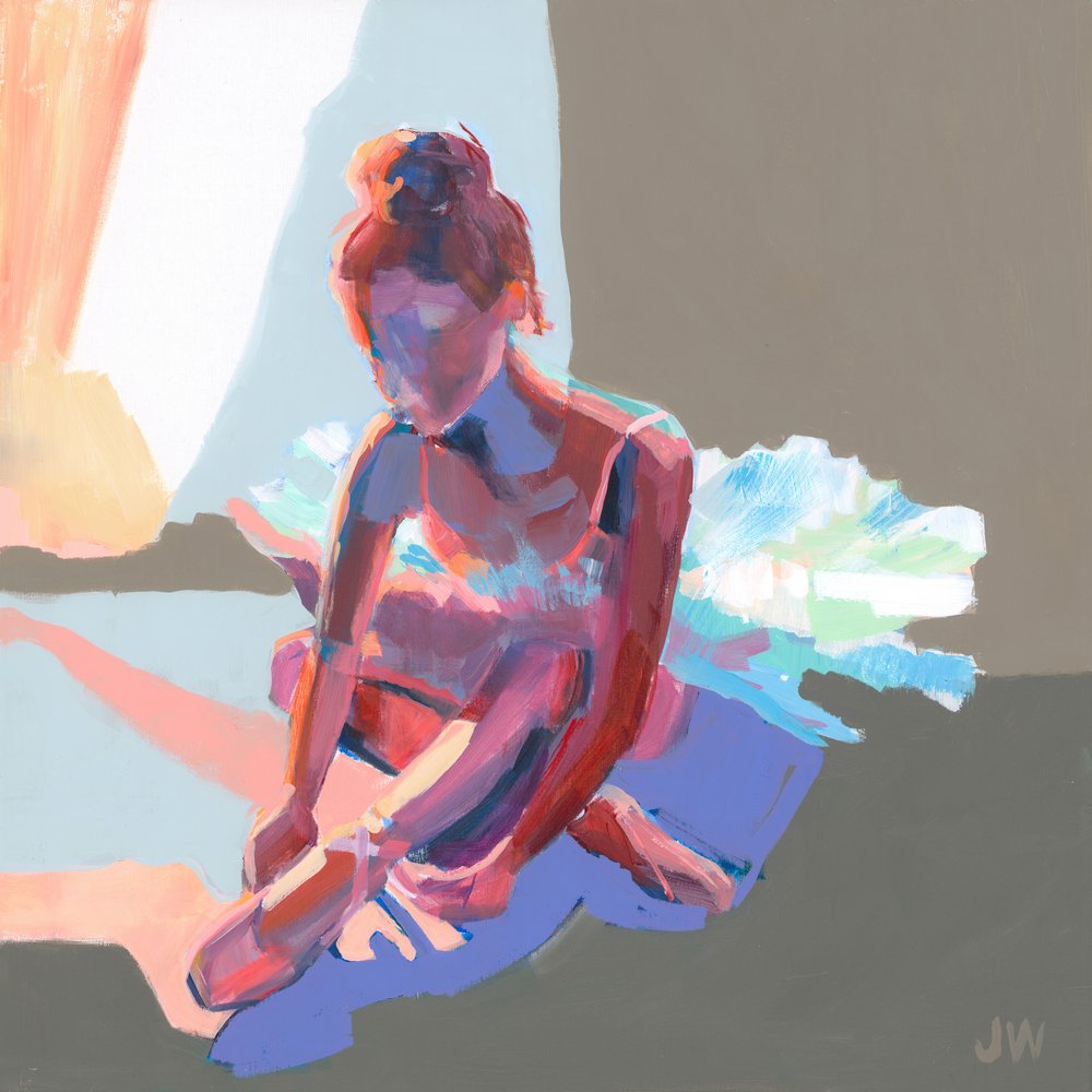 Bailarina sentada de Jenny Westenhofer
