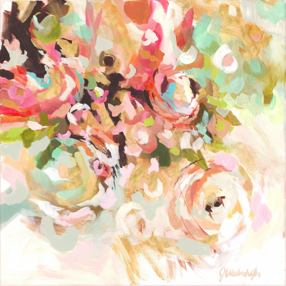 Abstrato floral de Jenny Westenhofer