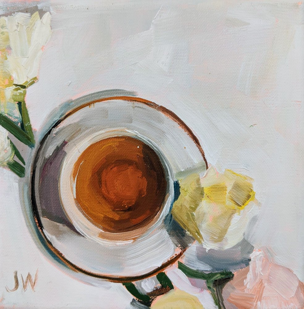 Flores e Chá de Jenny Westenhofer