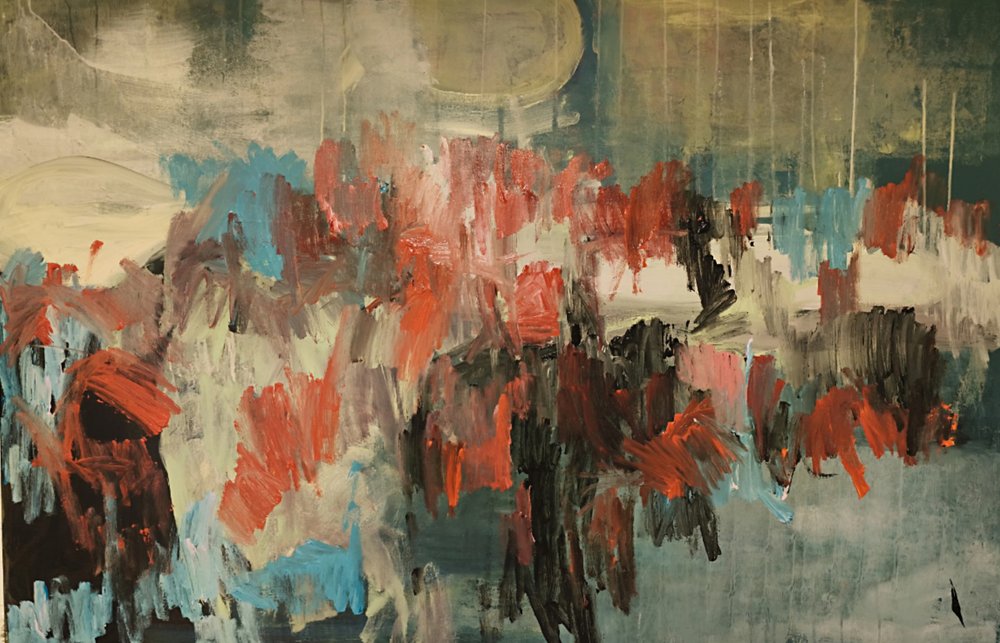 Paisagem abstrata dinâmica de Joackim Schou Dahle