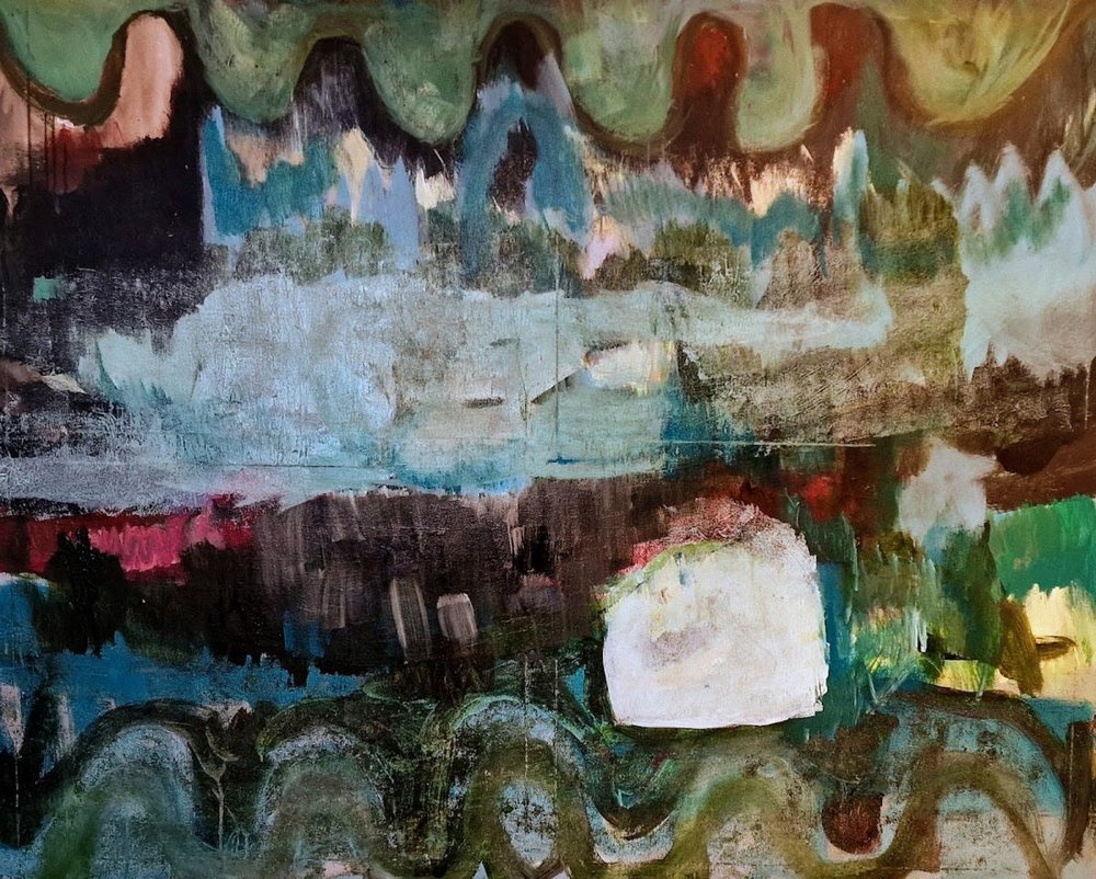 Paisagem abstrata vibrante de Joackim Schou Dahle