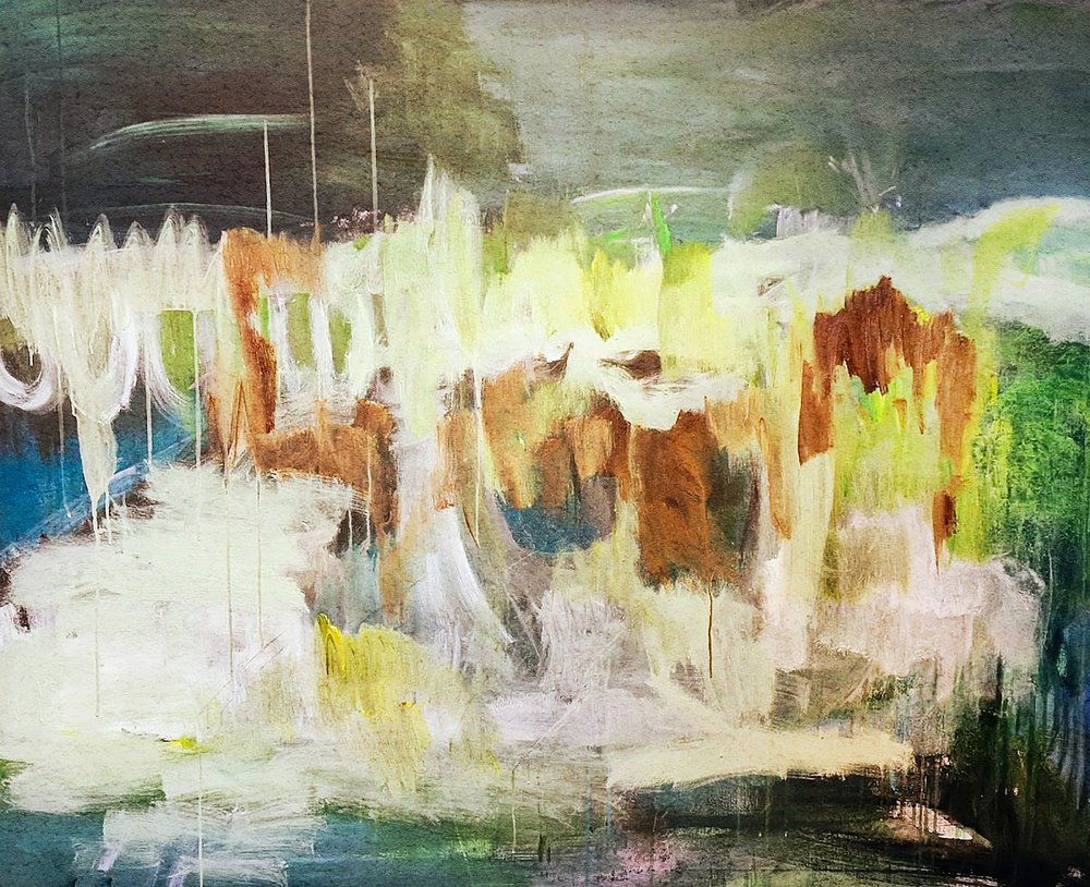 Paisagem abstrata vibrante de Joackim Schou Dahle