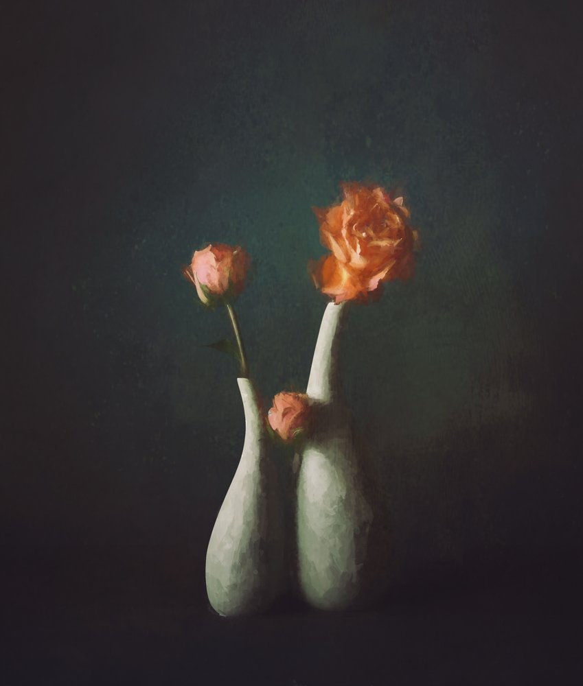 Vasos Moody Rose de John-Mei Zhong