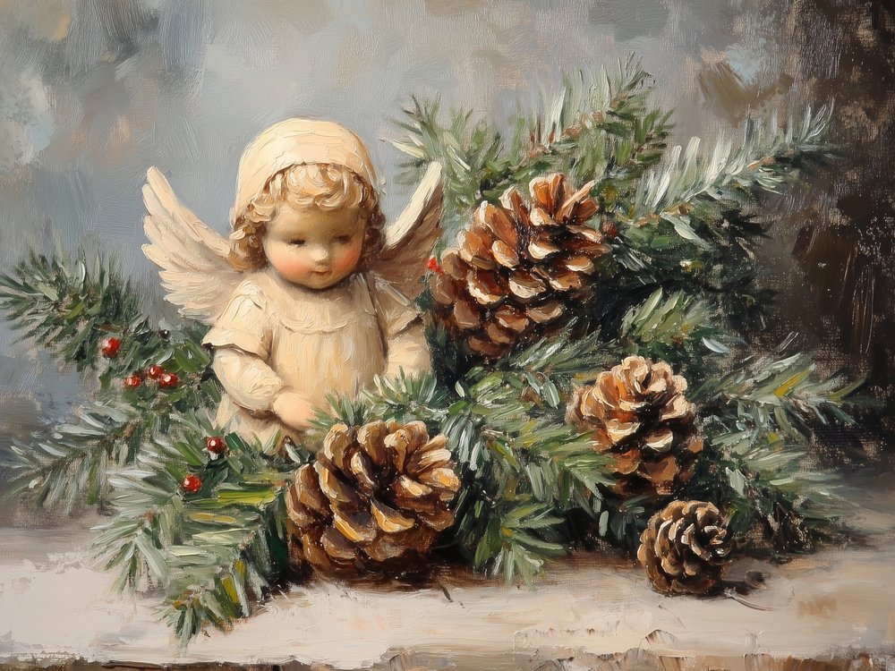 Pinhas Anjo de Natal de Jolly and Dash