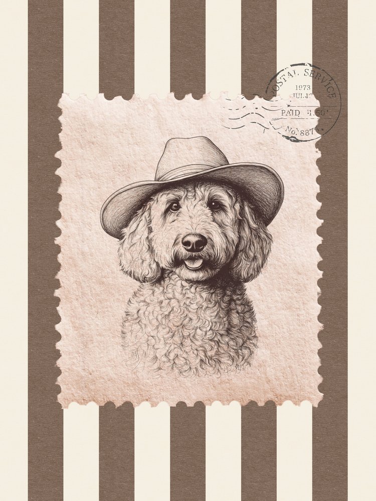 Selo do Poodle Cowboy de Jolly and Dash
