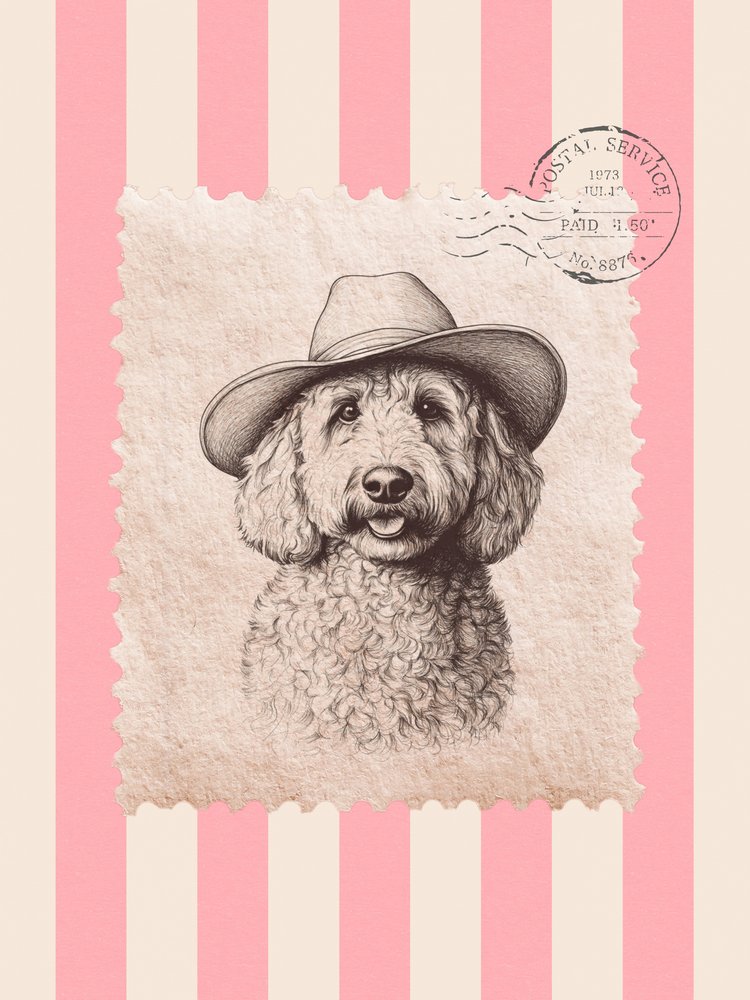 Carimbo do Cão Doodle de Jolly and Dash