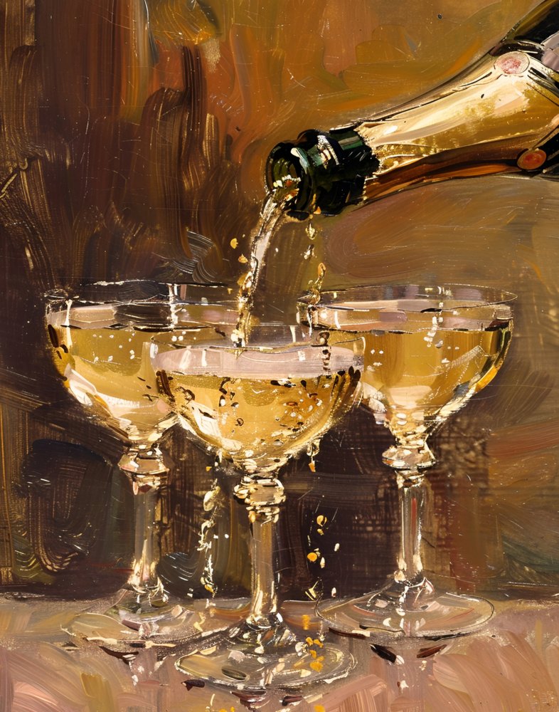 Golden Champagne Para de Jolly and Dash