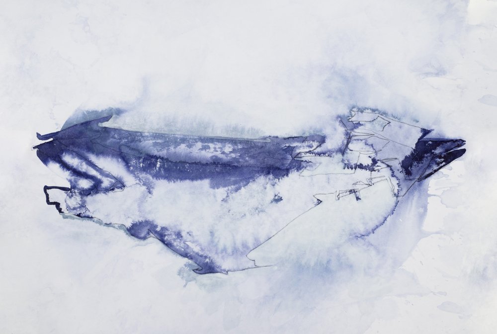 Pássaro Azul Abstrato de Joshua Hoskins