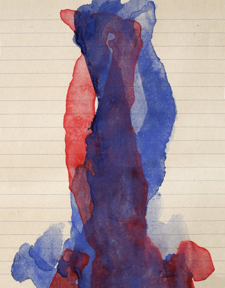 Misturas de cores abstratas de Joshua Hoskins