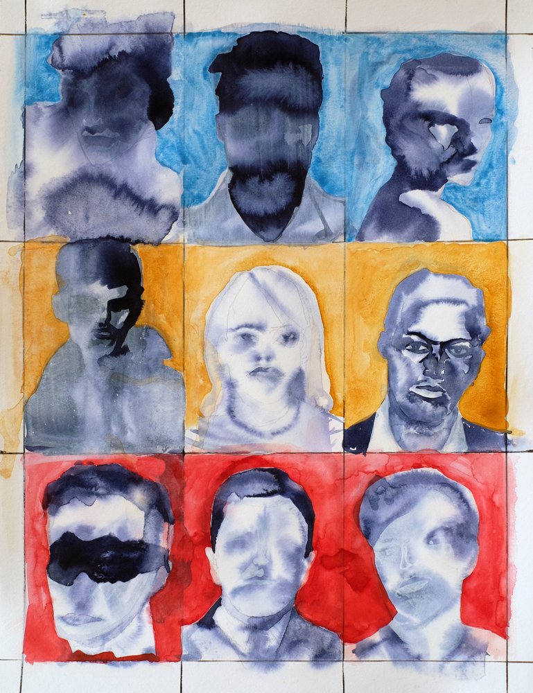 Coleção «Rostos Abstratos» de Joshua Hoskins