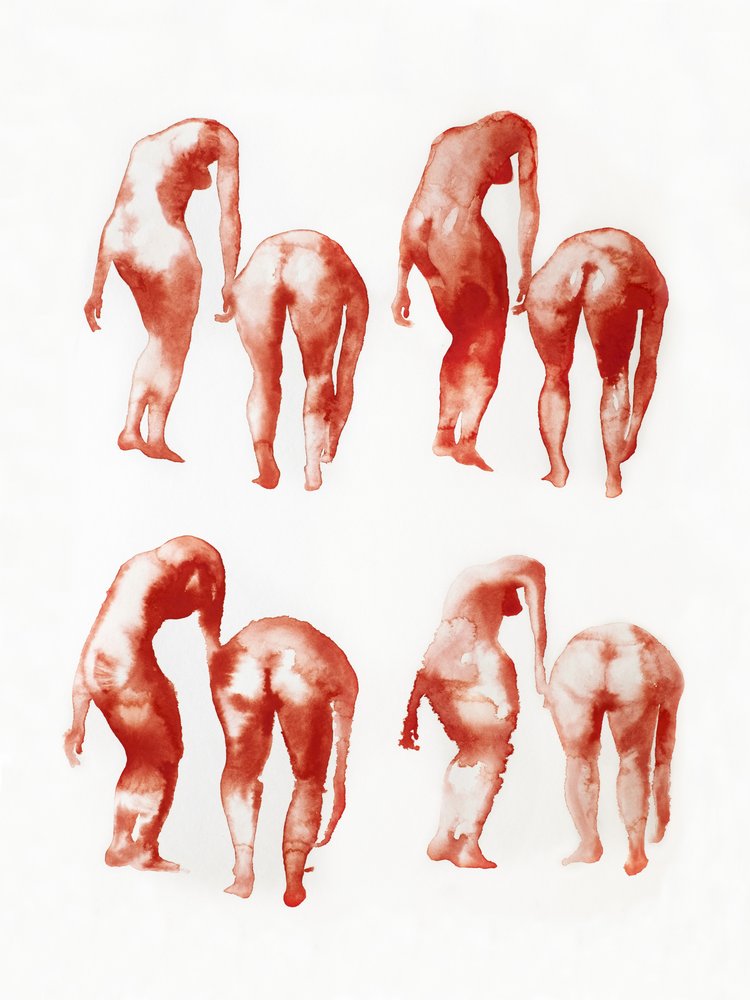 Formas nuas em flexão de Joshua Hoskins