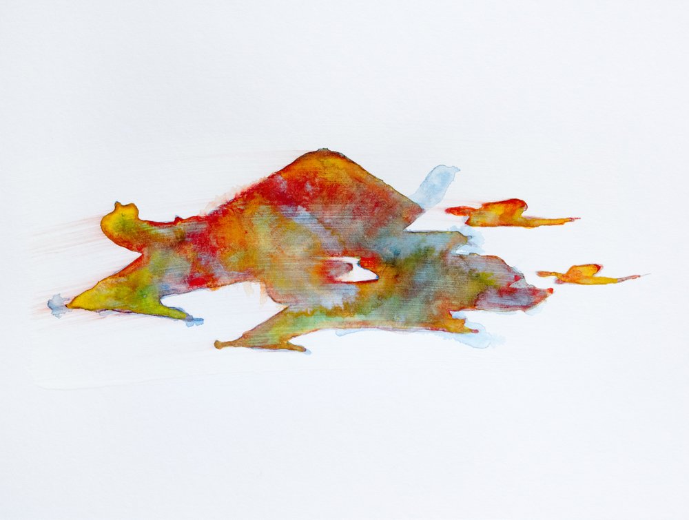 Movimento abstrato colorido de Joshua Hoskins