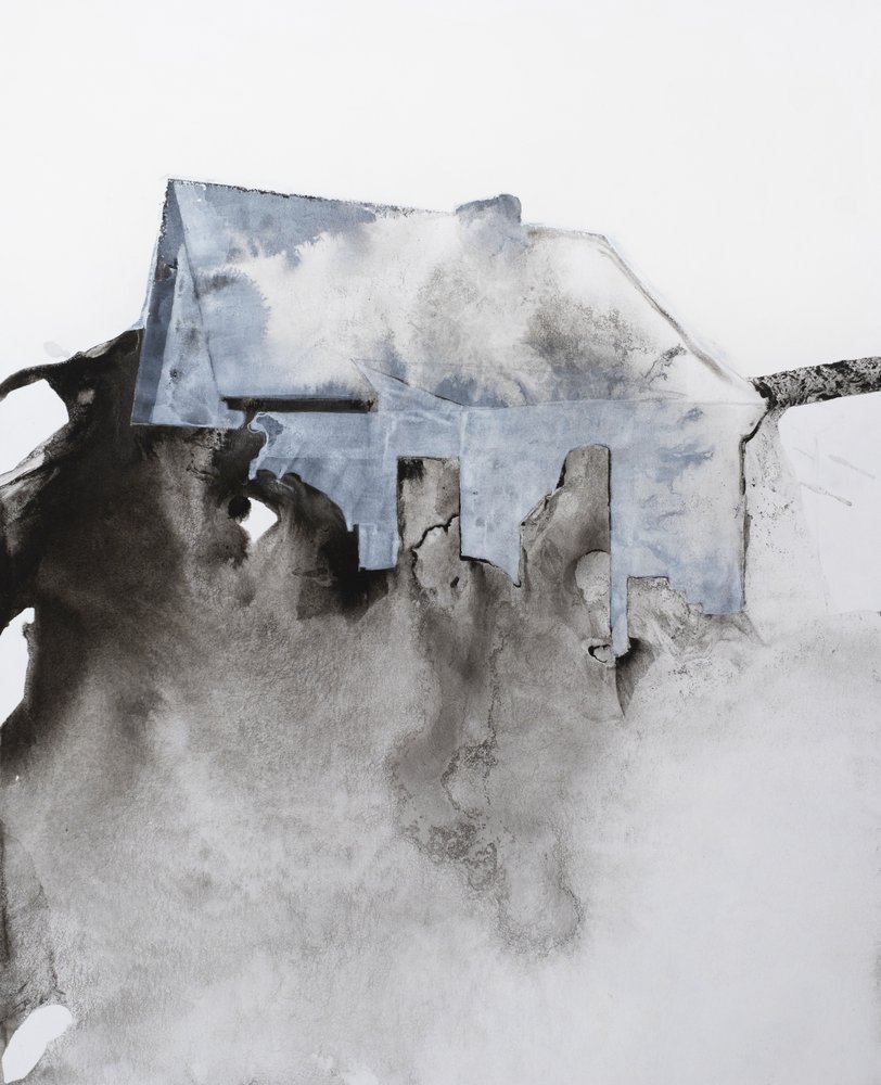 Casa Abstrata em Ruínas de Joshua Hoskins