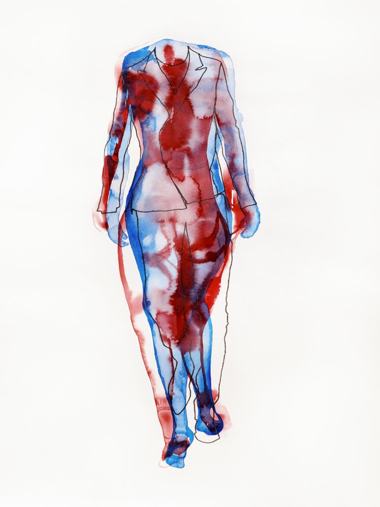 Mulher de negócios dinâmica de Joshua Hoskins
