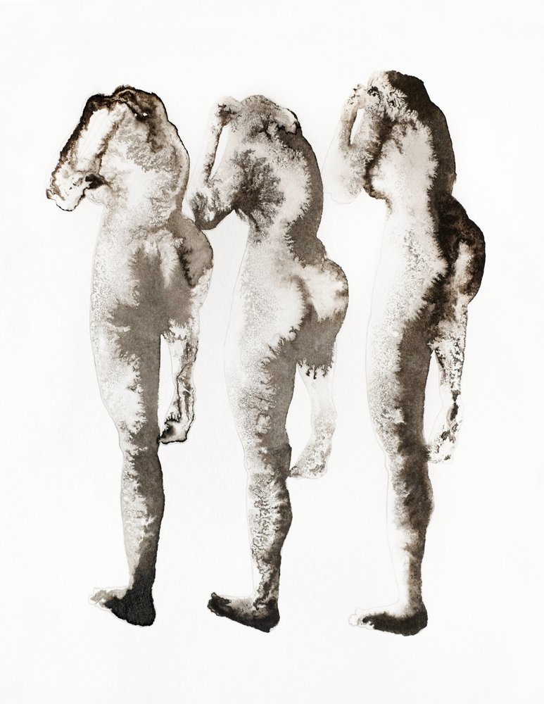 Figuras etéreas em sépia de Joshua Hoskins