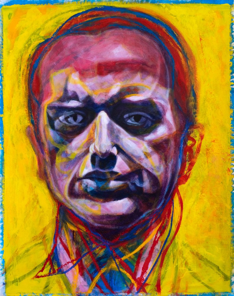 Retrato colorido e intenso de Joshua Hoskins