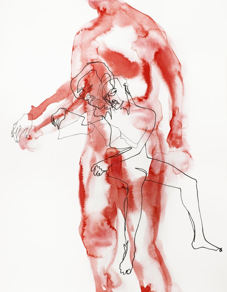 Abraço Vermelho de Joshua Hoskins