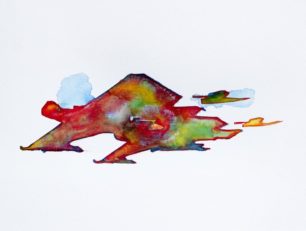 Fluxo abstrato vibrante de Joshua Hoskins