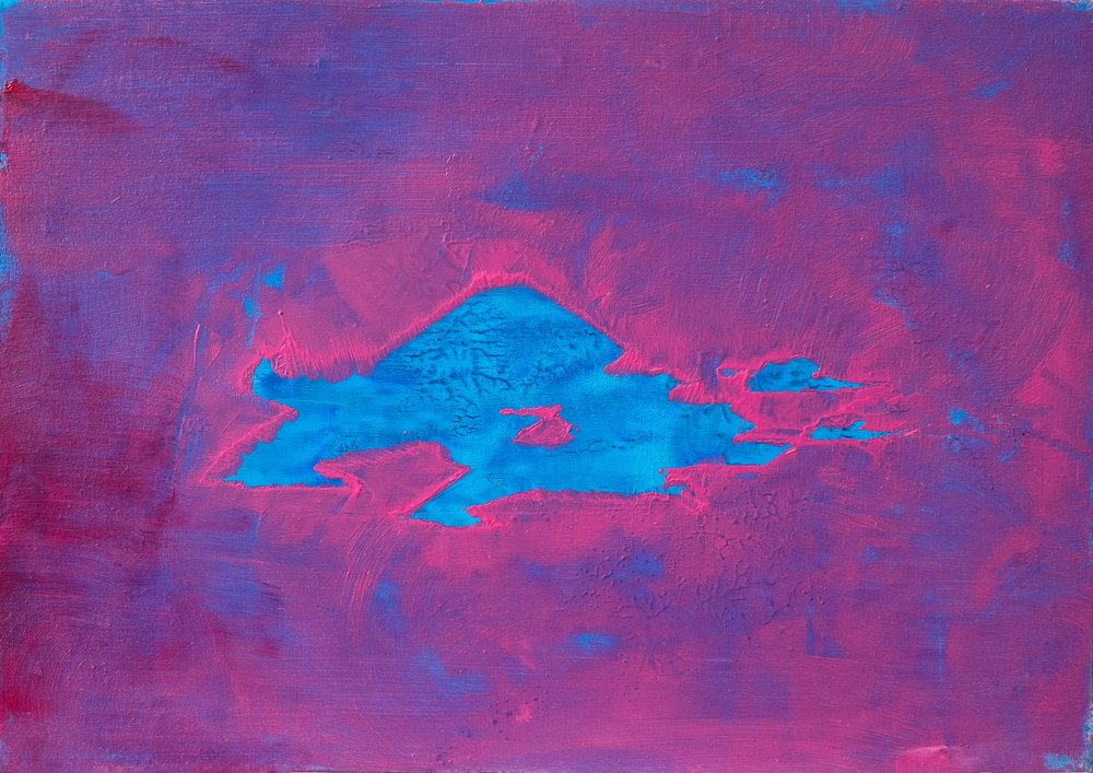 Paisagem abstrata vibrante de Joshua Hoskins