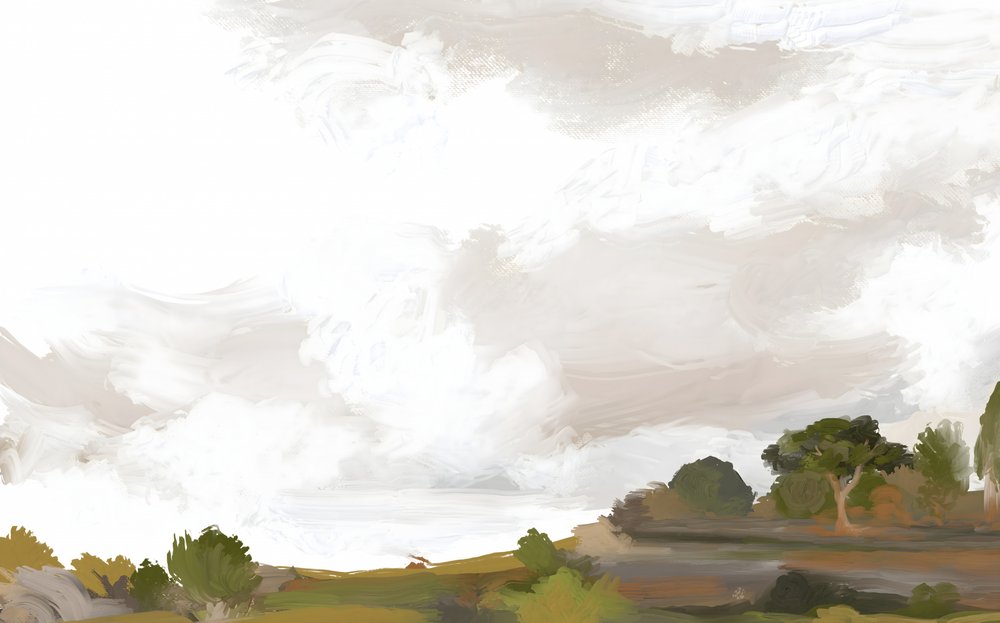 Paisagem impressionista serena de Josie George