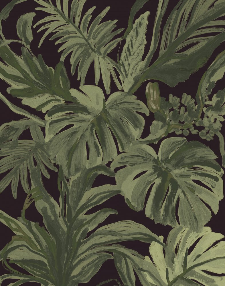 Folhagem tropical escura de Josie George