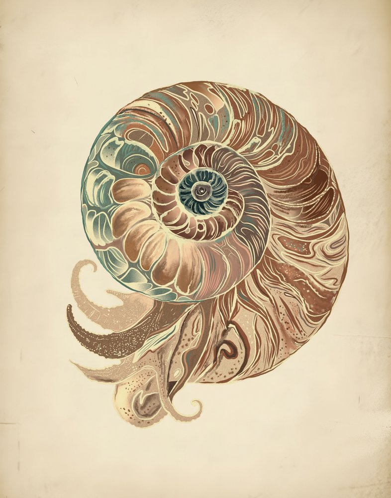 Concha de Nautilus Elegante de Josie George