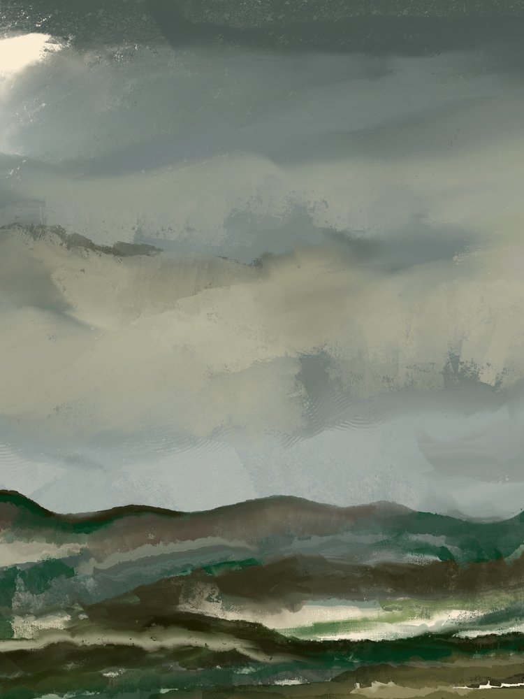 Paisagem da Montanha Moody de Josie George