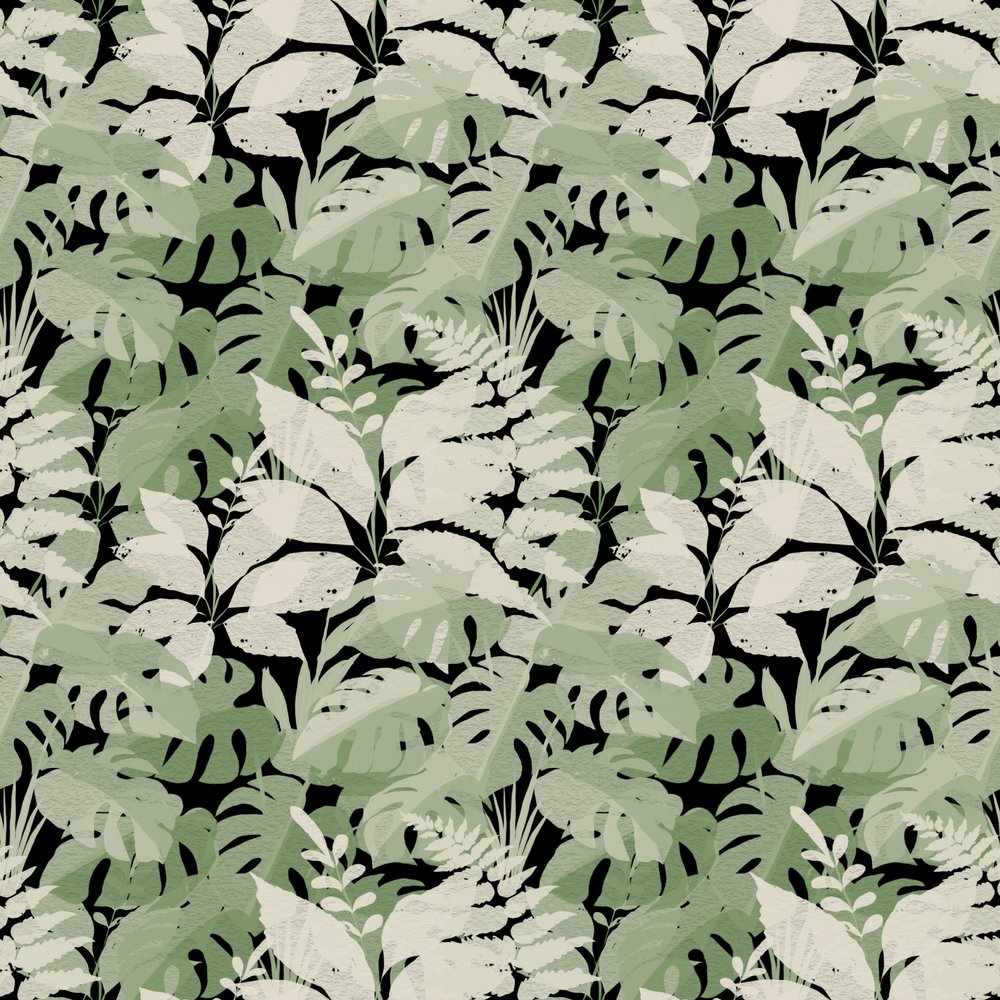 Folhagem tropical em tons suaves de Josie George