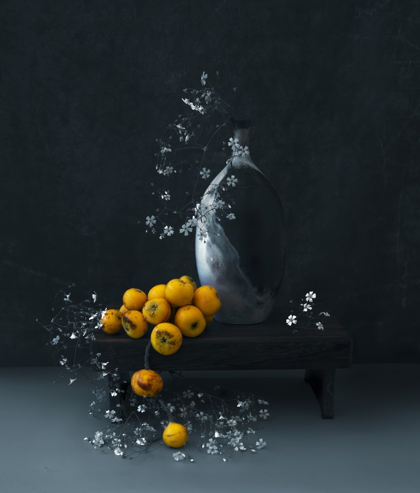Frutas Amarelas Moody de Judy Tseng