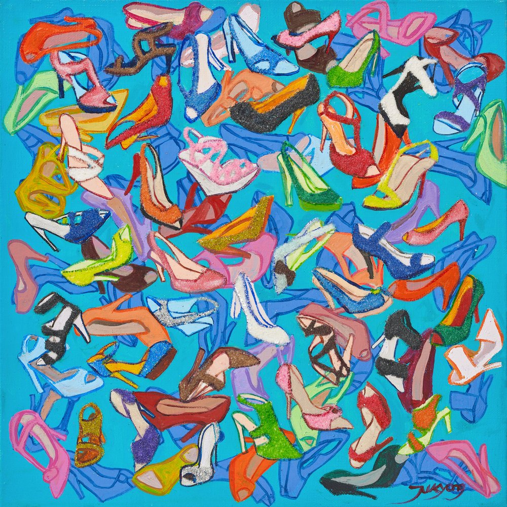 Coleção de Sapatos Coloridos de Jukyong Park
