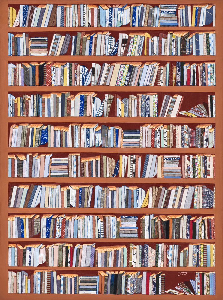 Lombadas de livros ecléticas de Jukyong Park