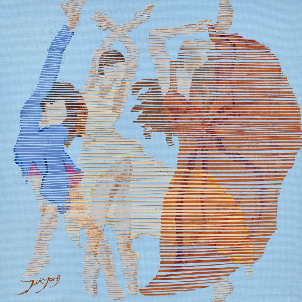 Figuras de dança fluidas de Jukyong Park