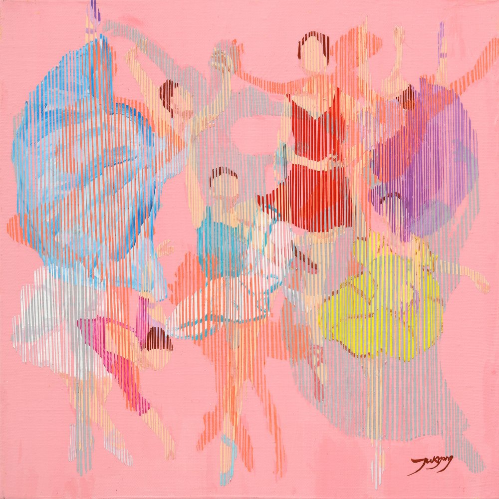 Graciosas bailarinas de ballet de Jukyong Park