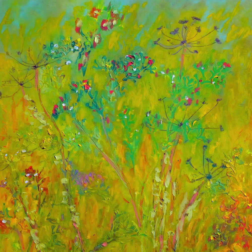 Colorido campo de flores silvestres de Justyna Jaszke