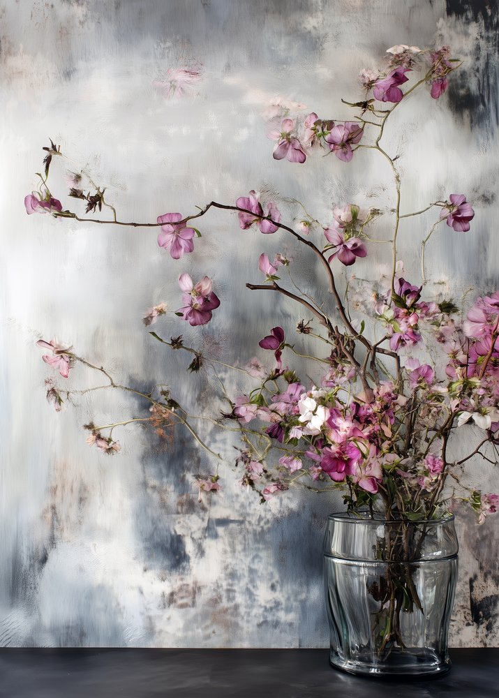 Delicadas flores cor-de-rosa de Justyna Jaszke