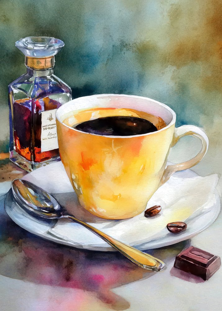 Um momento de prazer com um café requintado de Justyna Jaszke