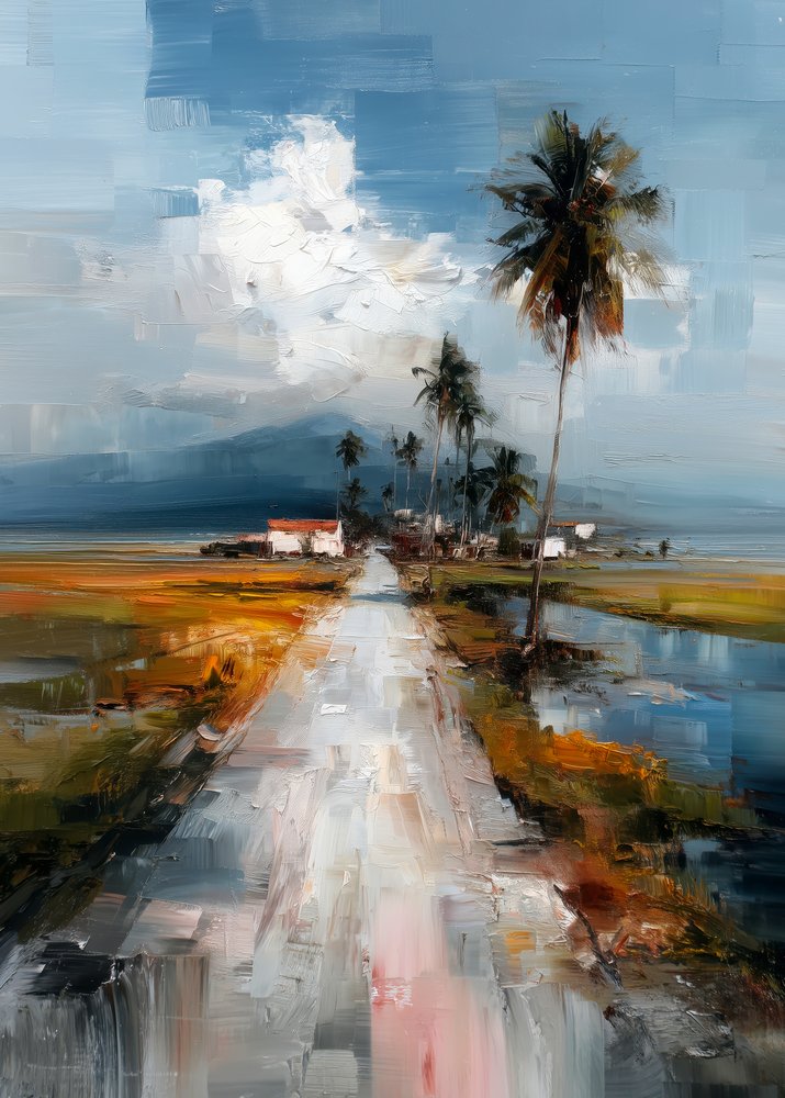 Estrada da Aldeia Serena de Justyna Jaszke