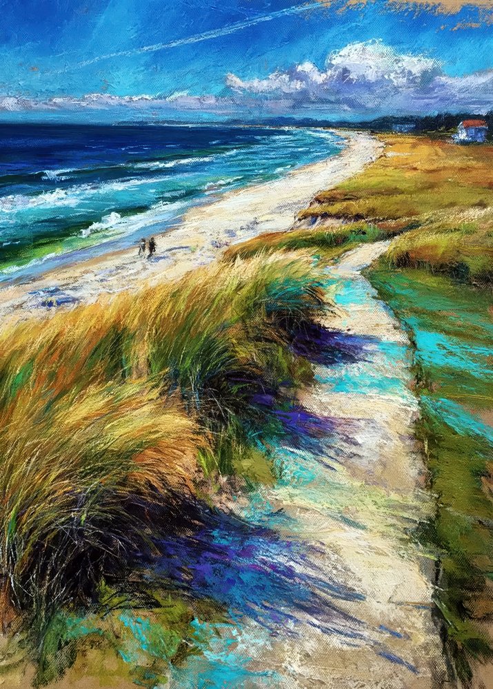 Caminho da Praia Vibrante de Justyna Jaszke