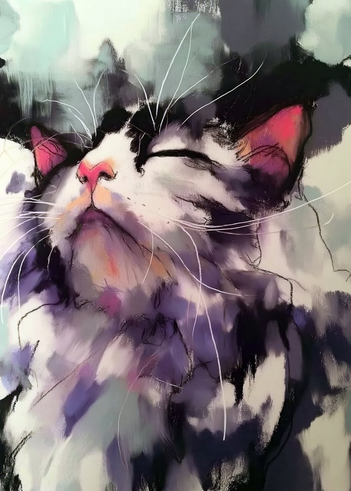 Sonho de um gato vibrante de Justyna Jaszke