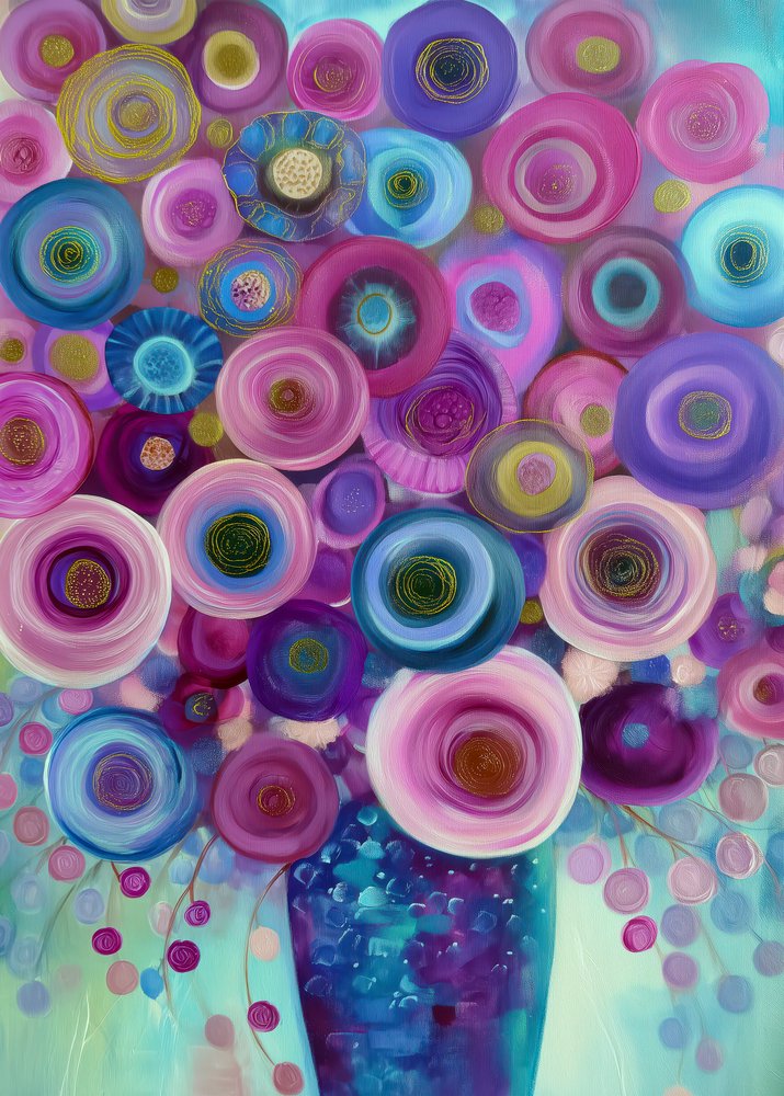 Ramos de flores vibrantes de Justyna Jaszke