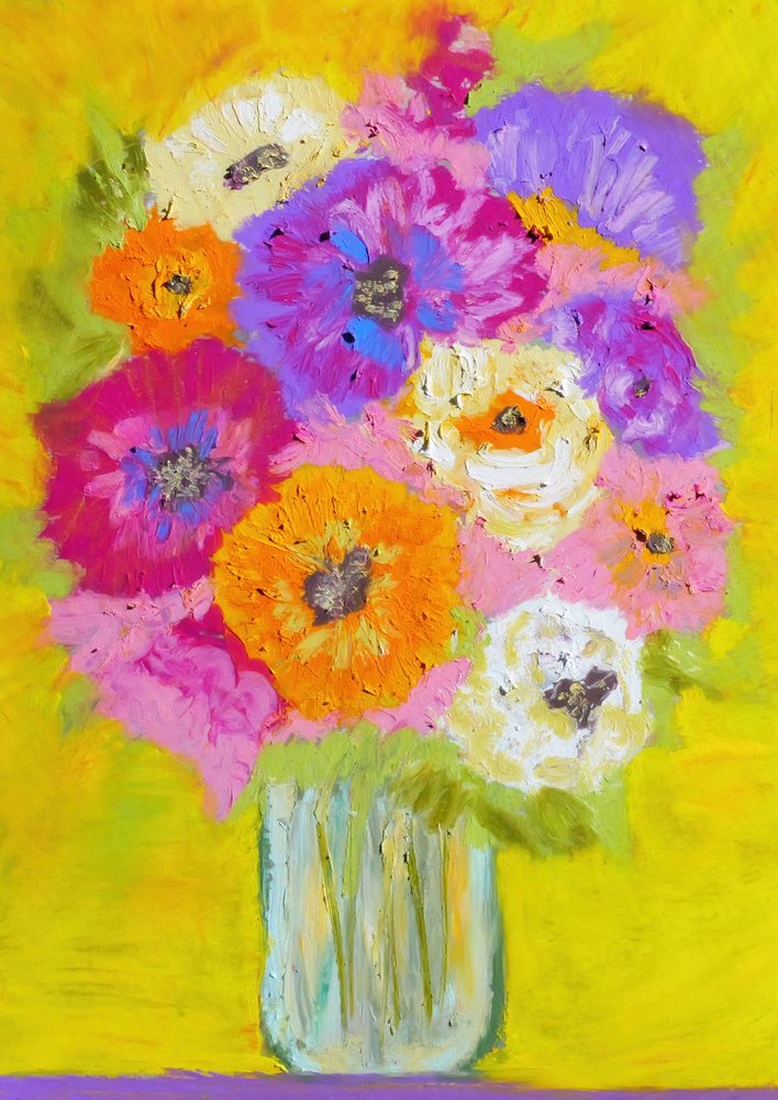 Vibrante ramo floral de Justyna Jaszke