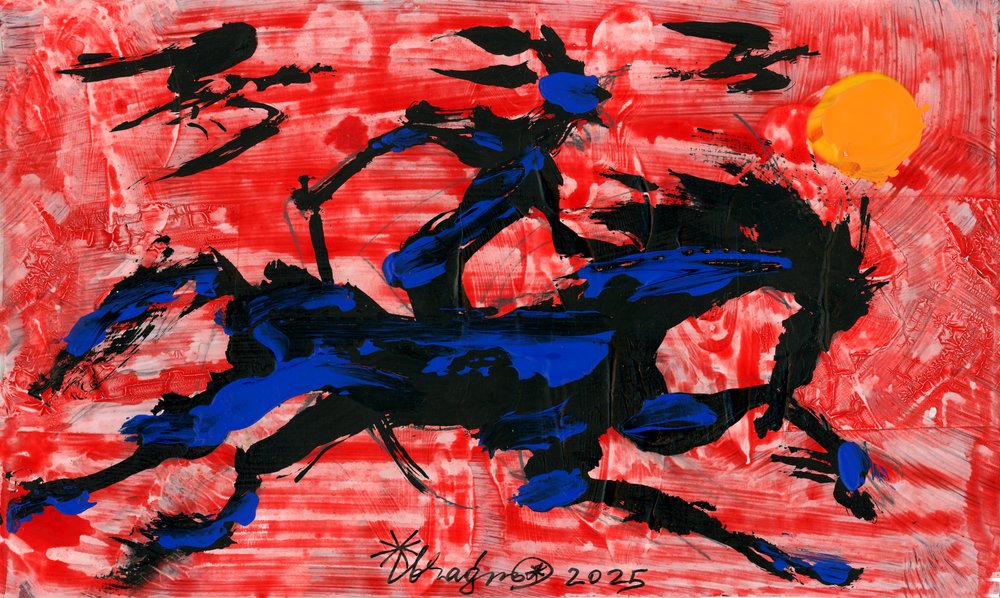 Cavaleiro abstrato de Kanat Ibragimov