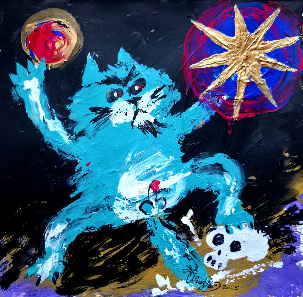 Gato Demónio Azul de Kanat Ibragimov