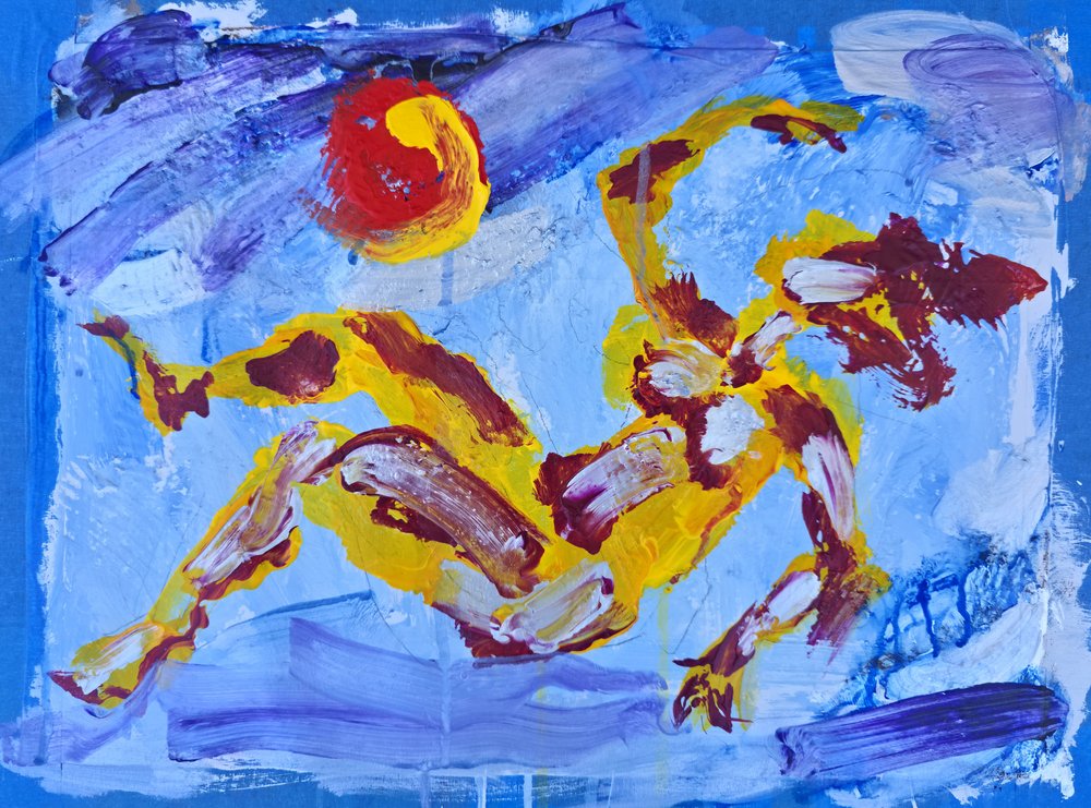 Figura abstrata dinâmica de Kanat Ibragimov