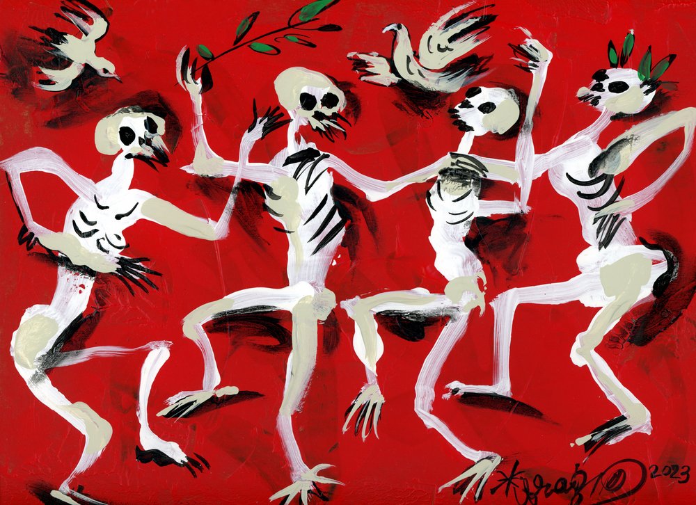A Dança da Paz dos Esqueletos de Kanat Ibragimov
