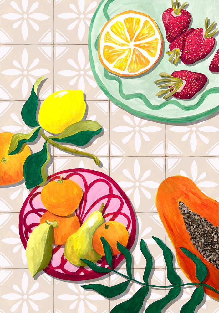 Frutas coloridas de verão de Karen Menzenbach