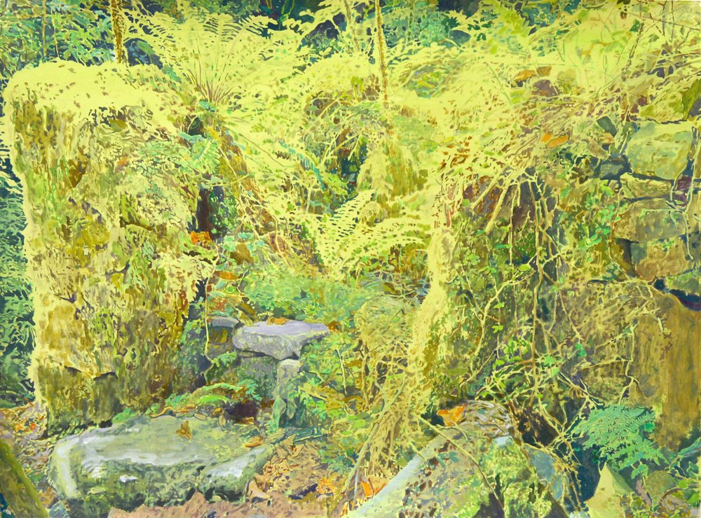 Paredes cobertas de vegetação de Karin Bos
