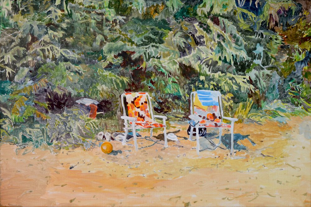 Cadeiras de praia de verão de Karin Bos
