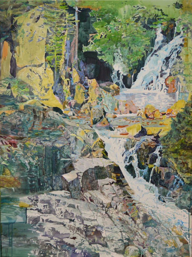 Cascata da Floresta Vibrante de Karin Bos