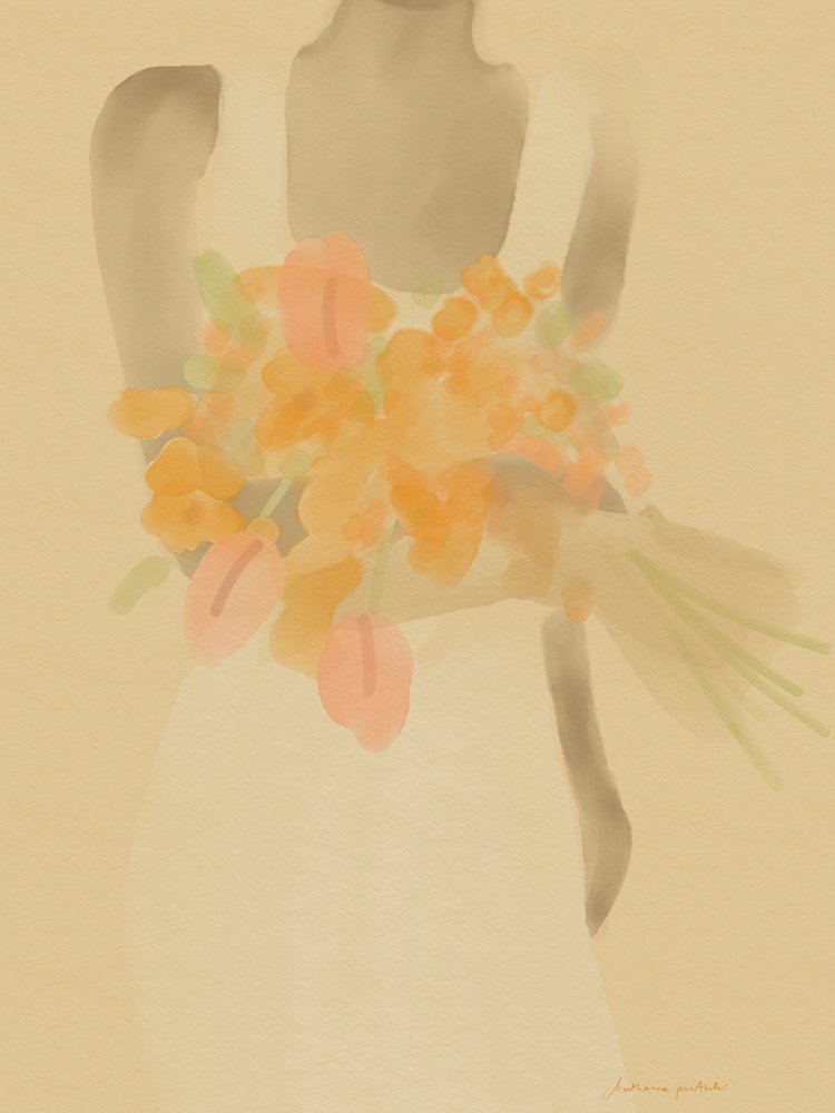 A Rapariga das Flores Laranjas de Katharina Puritscher